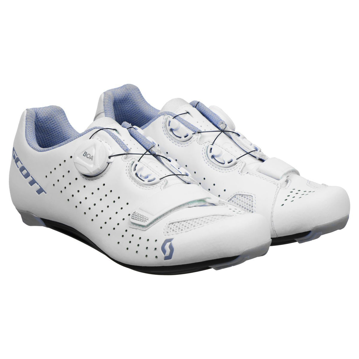 Zapatillas Carretera Scott Road Comp BOA Mujer Matt White/Light Blue #5