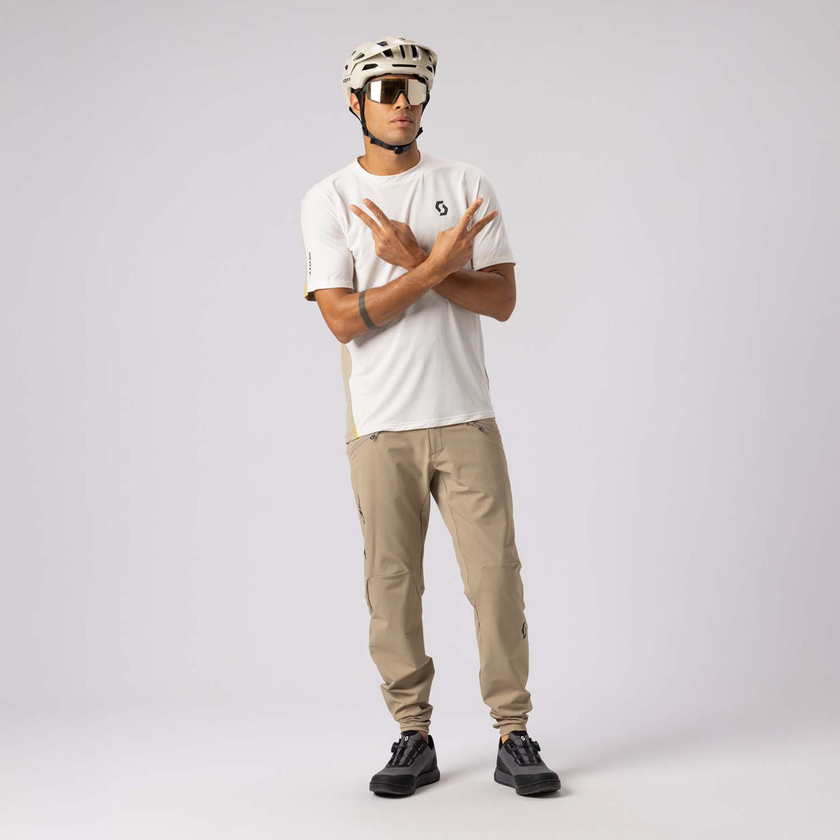 Pantalón MTB Scott Vertic Pro Hombre Portobello Beige #3