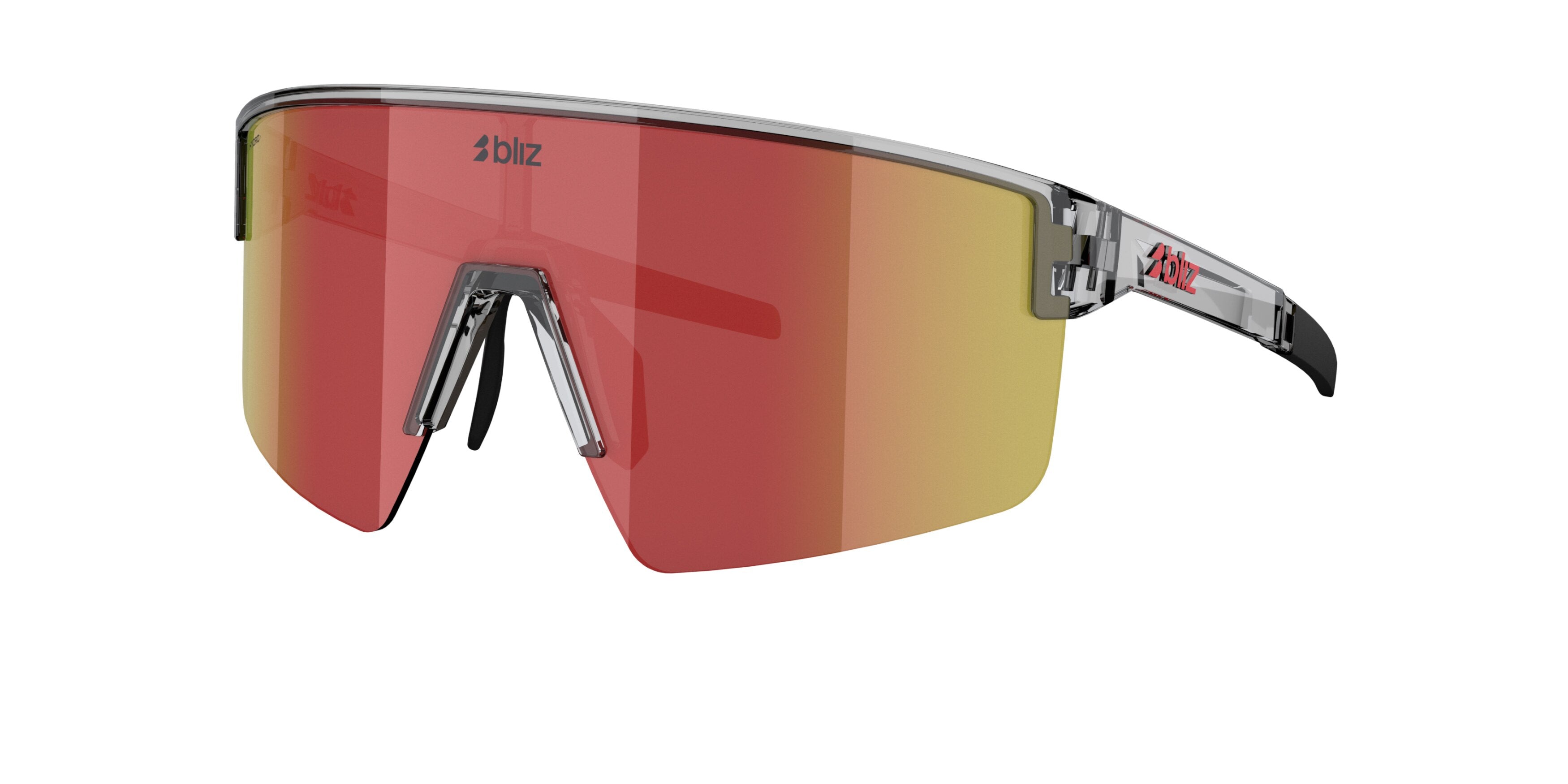 Gafas Sol Bliz P004/Gris Oscuro Transparente/Rojo