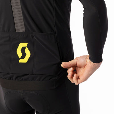 Chaqueta Scott RC Pro Warm Hybrid GTX Windstopper Hombre Negro/Sulphur Yellow #4