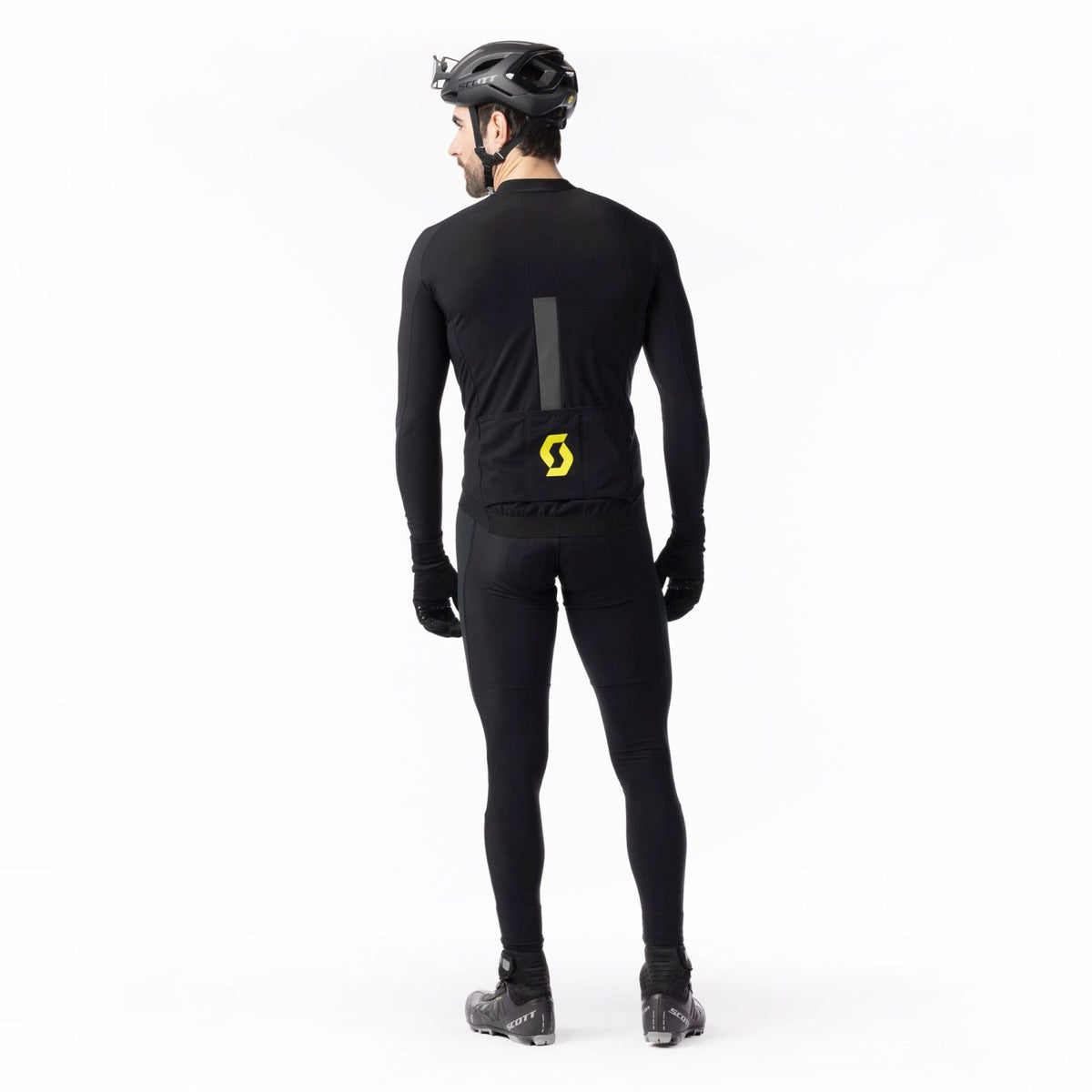 Chaqueta Scott RC Pro Warm Hybrid GTX Windstopper Hombre Negro/Sulphur Yellow #5