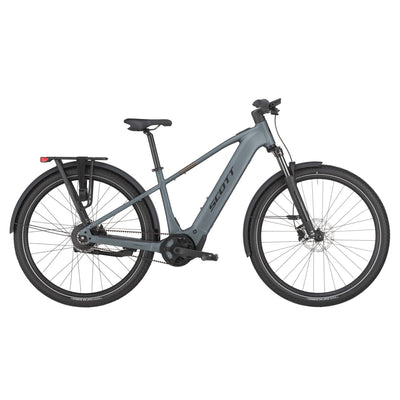 Bicicletas Eléctricas eUrbanas Scott Sub 10 Belt 2025 Hematite Blue #2