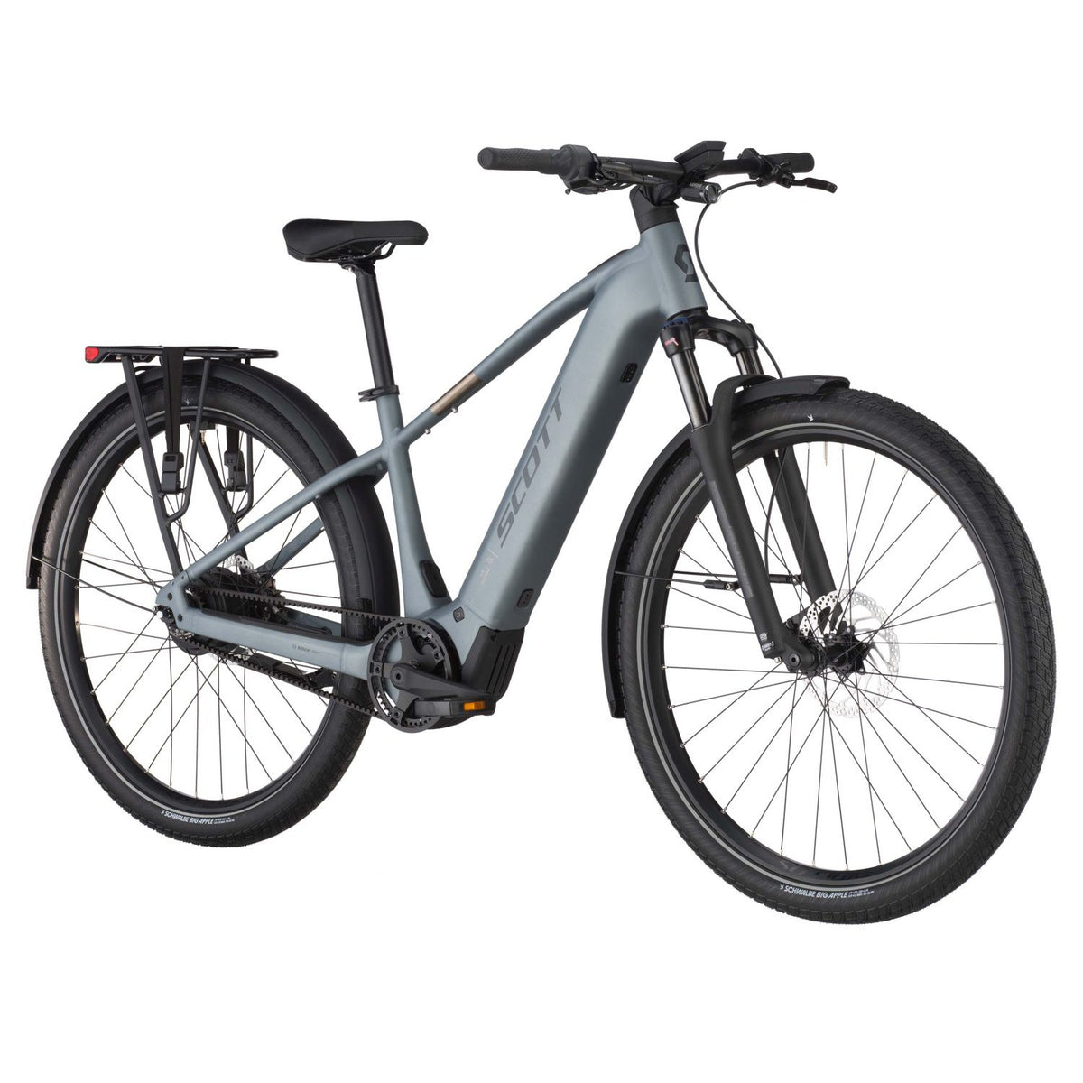 Bicicletas Eléctricas eUrbanas Scott Sub 10 Belt 2025 Hematite Blue