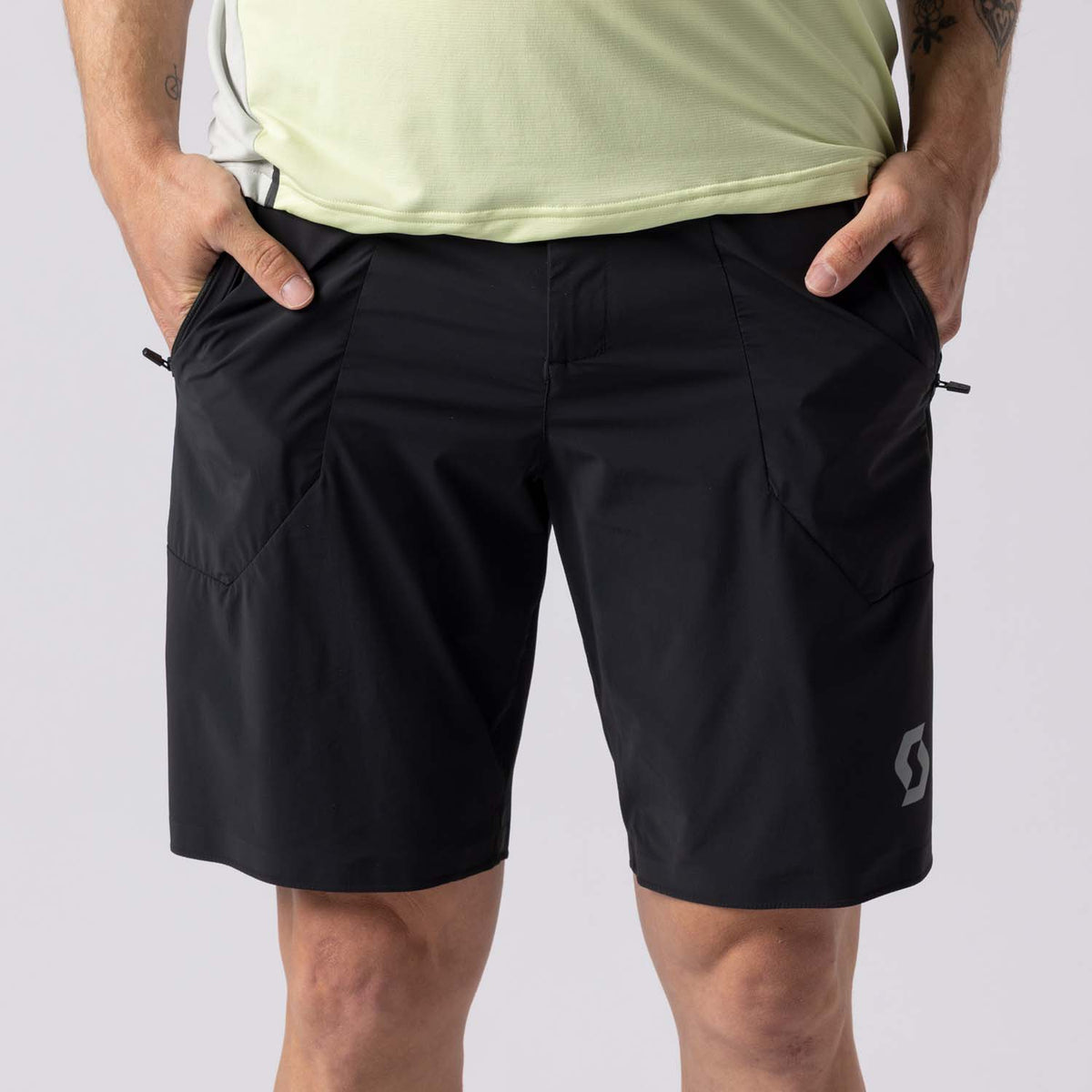 Pantalón Corto MTB Scott Vertic Pro SL Hombre Negro #4