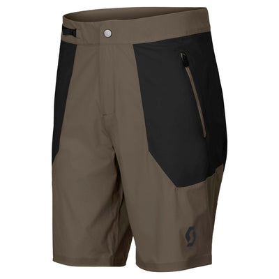 Pantalón Corto MTB Scott Vertic Pro SL Hombre Wood Grey/Black