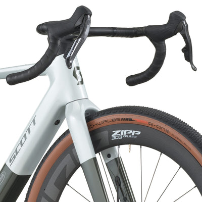 Bicicletas Eléctricas eGravel Scott Solace Gravel 10 2027 Pale Green/Beluga Grey #5