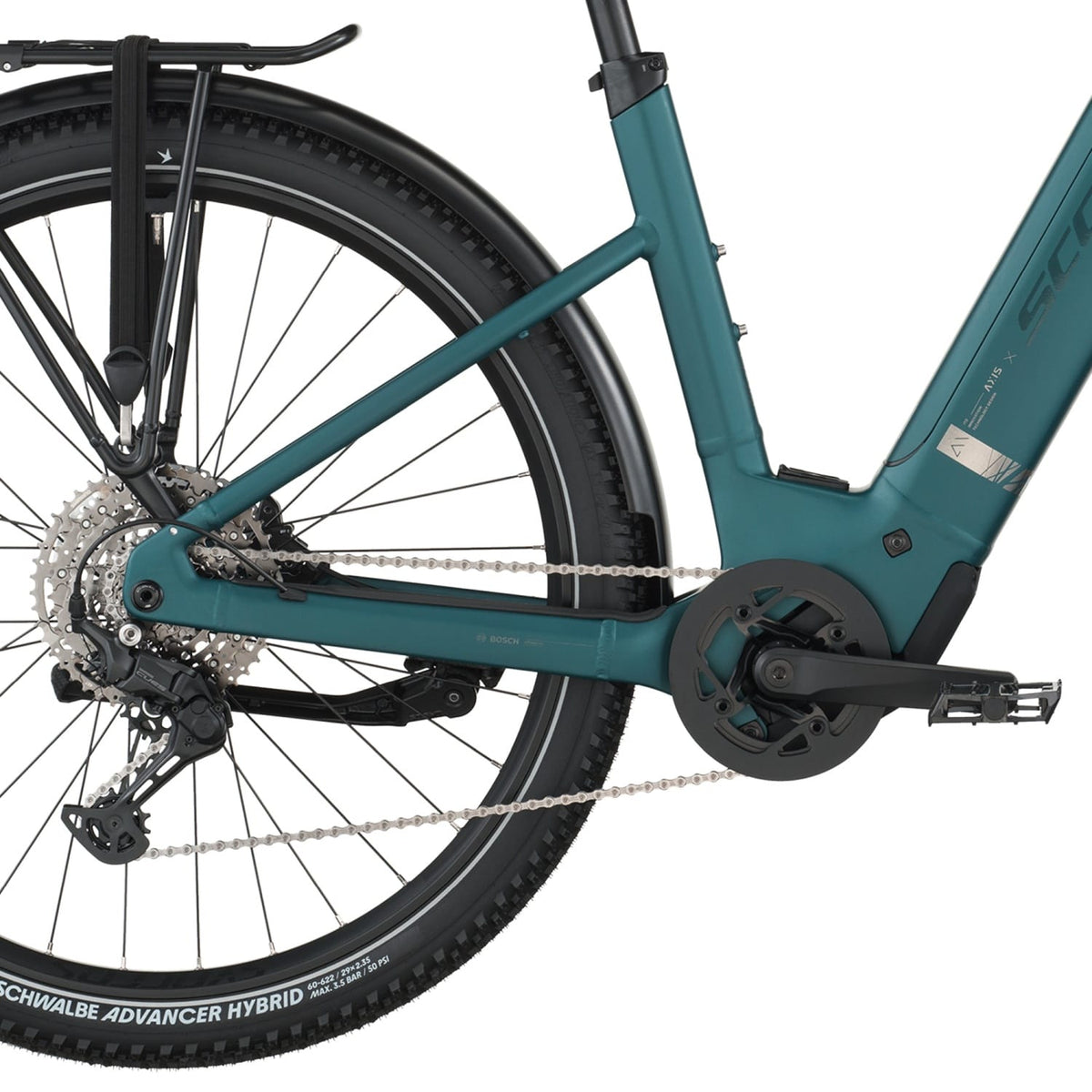 Bicicletas Eléctricas eUrbanas Scott Axis 30 Wave 2026 Cypress Green #4