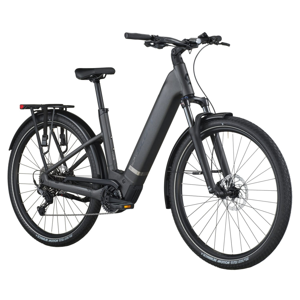 Bicicletas Eléctricas eUrbanas Scott Sub Sport 10 Wave 2026 Midnight Grey