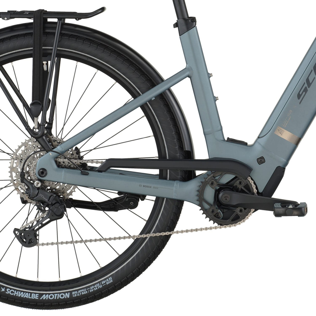 Bicicletas Eléctricas eUrbanas Scott Sub Sport 20 Wave 2026 Hematite Blue #4