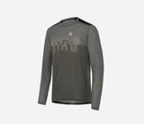 T-Shirt Manches Longues Hiru Lab Merino Homme Gris Pierre