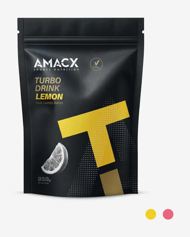 Bebida Energética Polvo Amacx Turbo Drink Limón 850g Transparente