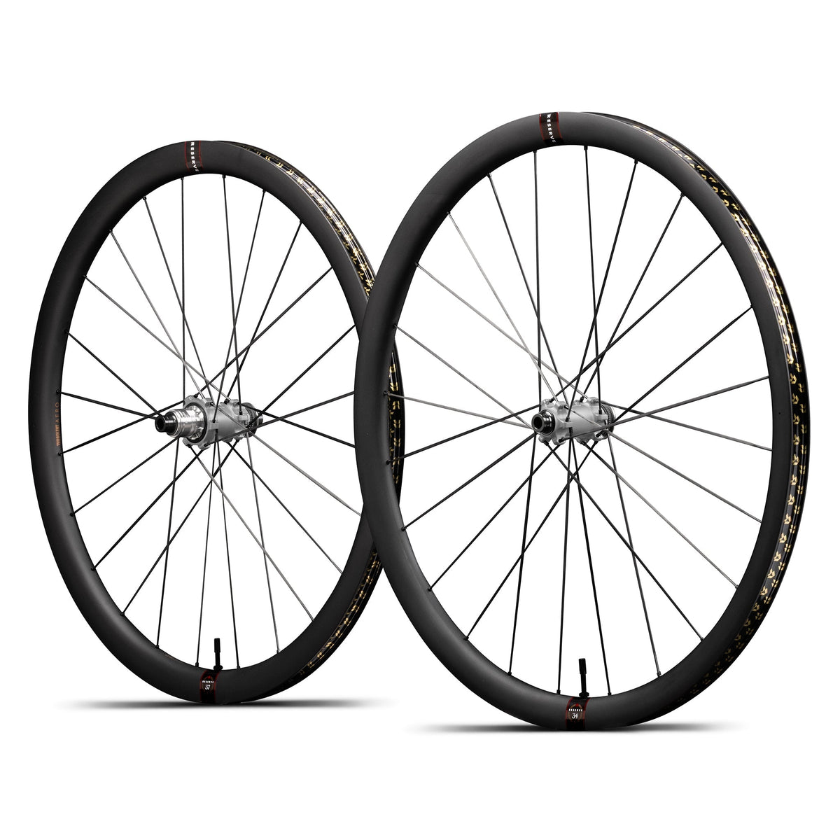Juego Ruedas Carretera Reserve 34/37 SL Turbulent Aero Tune Pico Carbon Spoke XDR/HG-EV Center Lock Negro