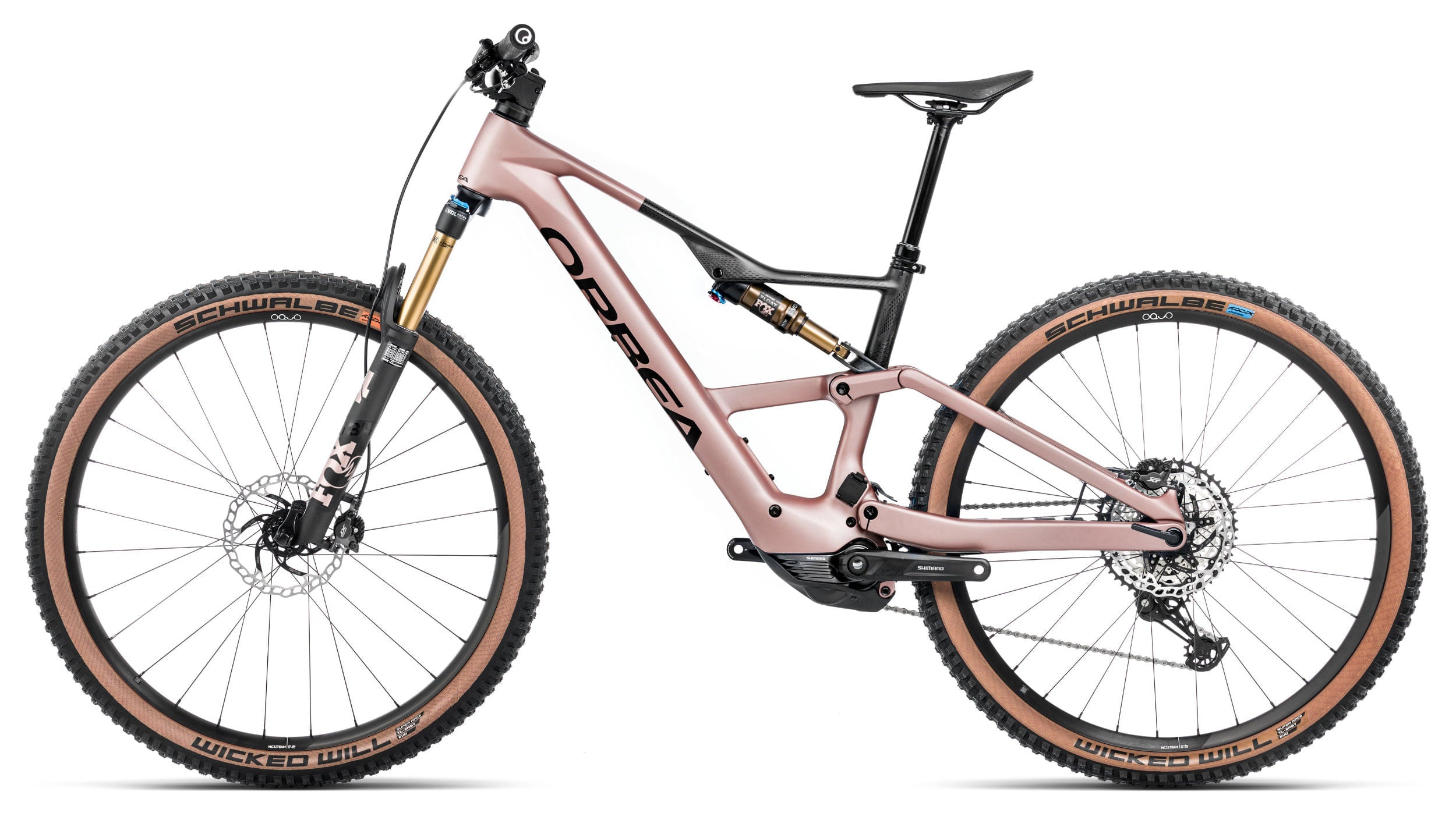 Orbea Rise Sl M10 630w 2025 Desert Rose/Carbon Raw Matt #2