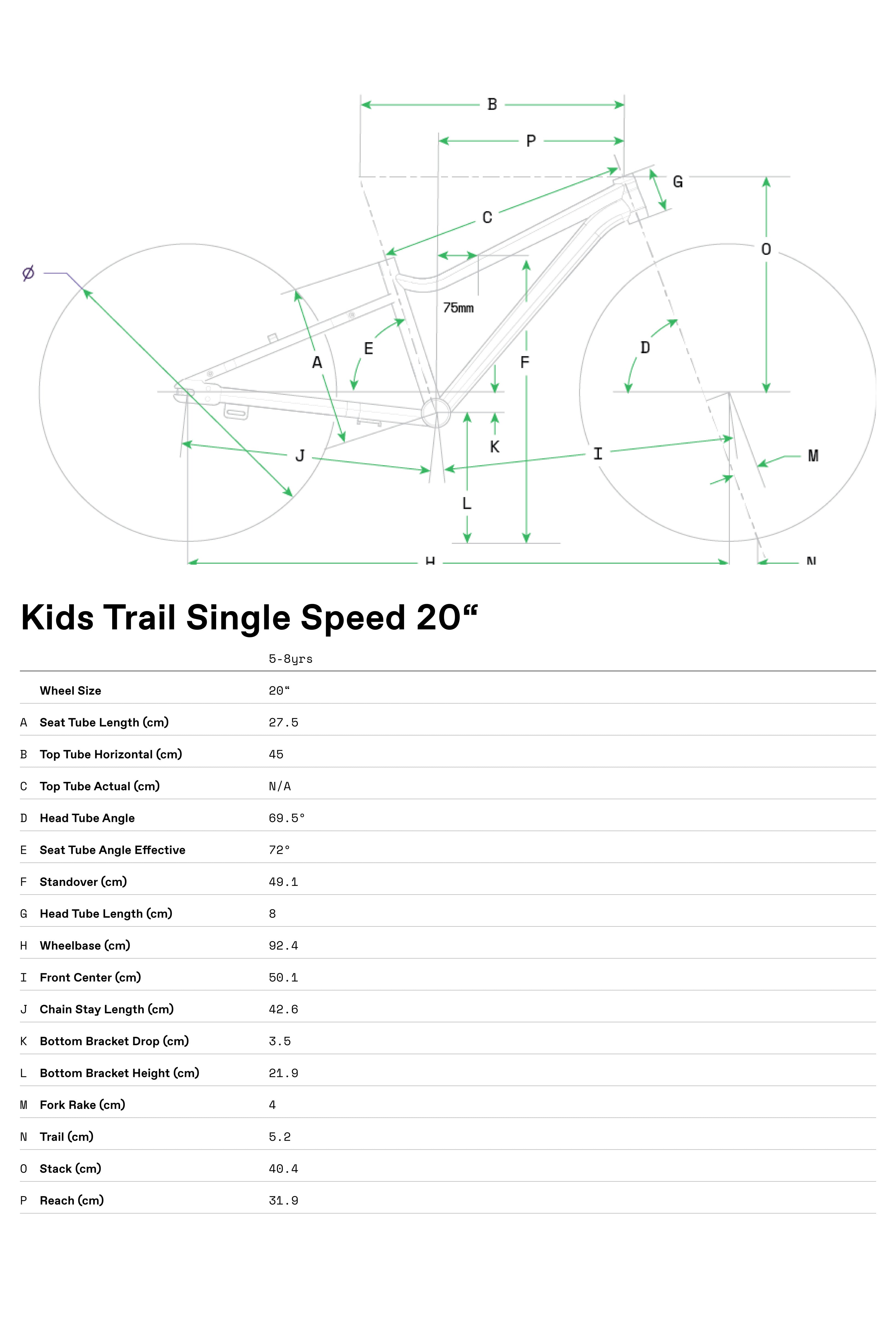 Kids Trail 20 Single Speed Cannondale 2024 Black Pearl #7